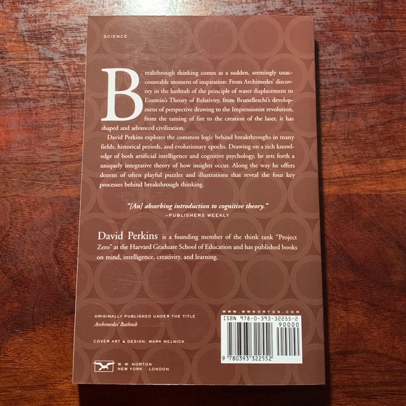 Book: The Eureka Effect by David Perkins - Picture 3 of 3